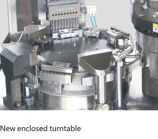 Máquina de llenado de cápsula médica NJP-1200 All-In NJP-1200 con clasificación integrada